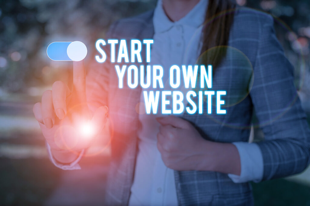 WordPress Web Hosting "Start your own website"